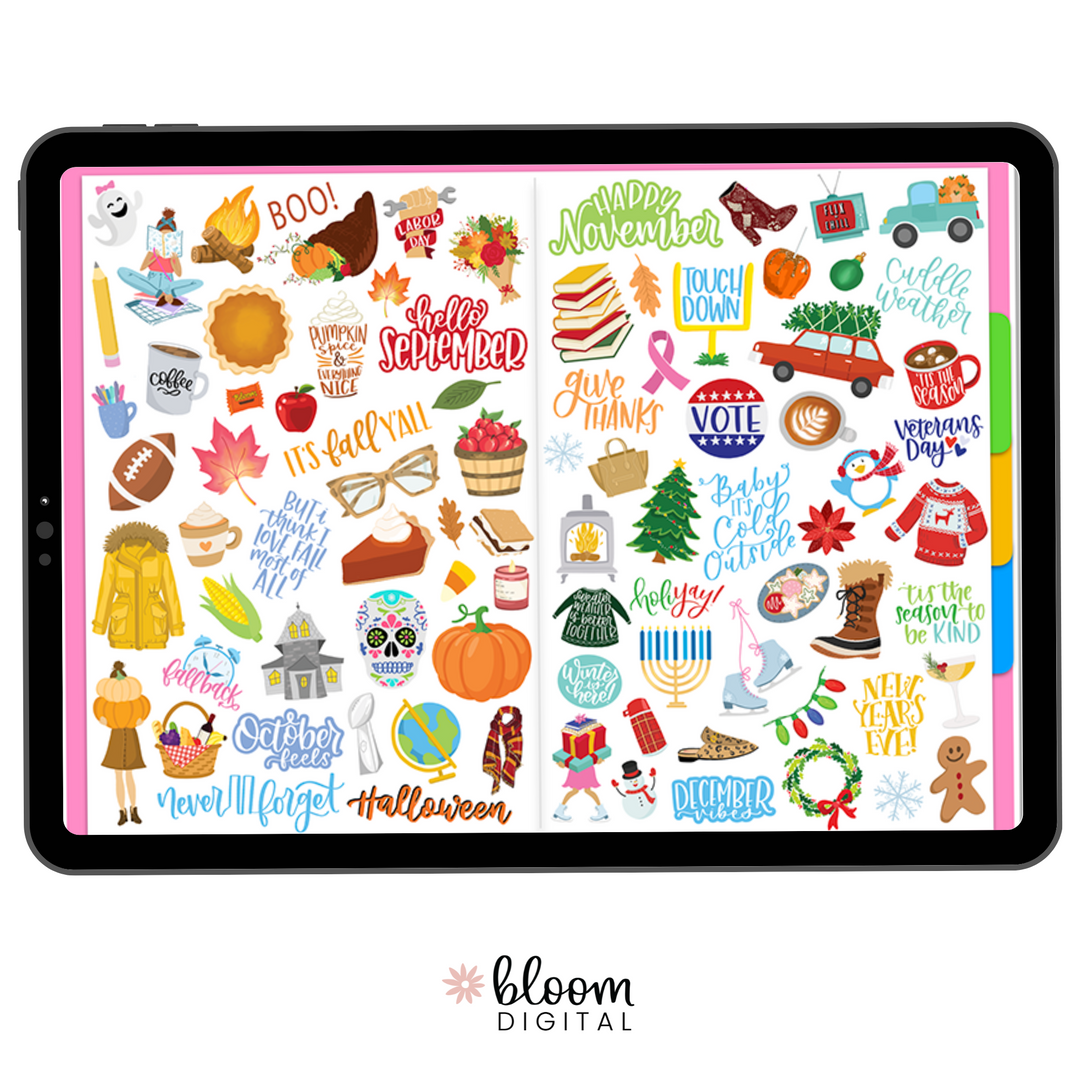 Bloom Baby Bloom Stickers PNG