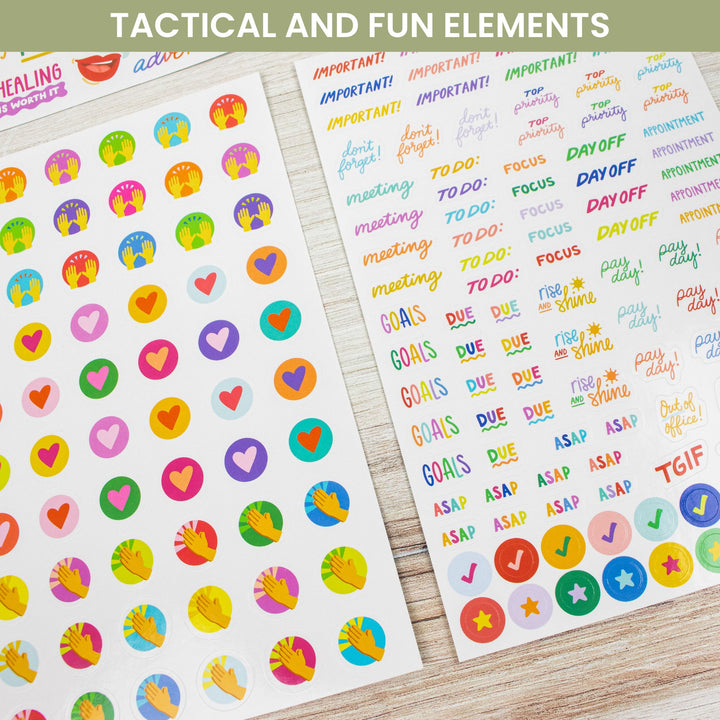 Planner Stickers, Cleerely Stated x bloom, Rooted in Faith Pack