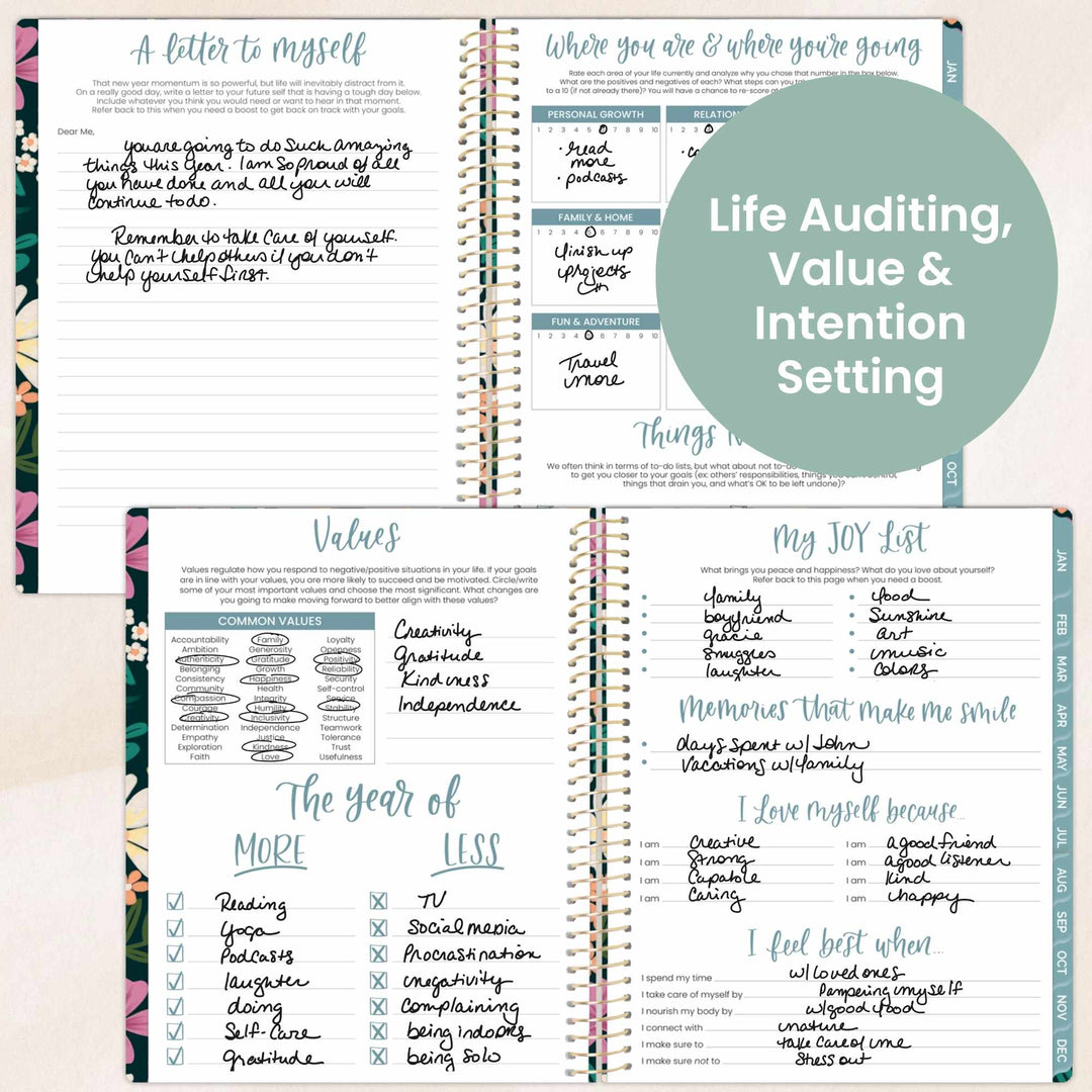 2026 Soft Cover Planner, 8.5" x 11", Blooming Wildly