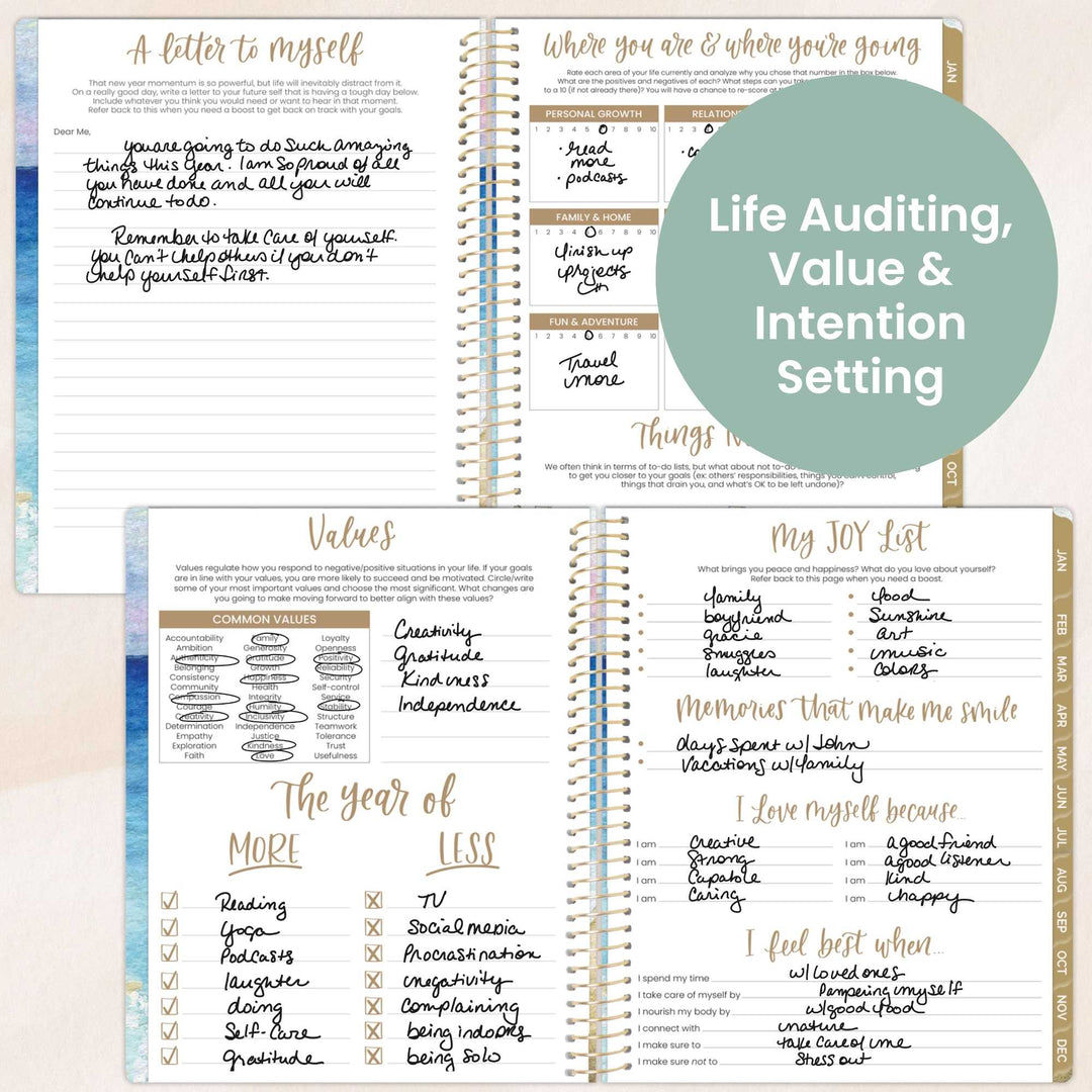 2026 Soft Cover Planner, 8.5" x 11", Coastal Calm