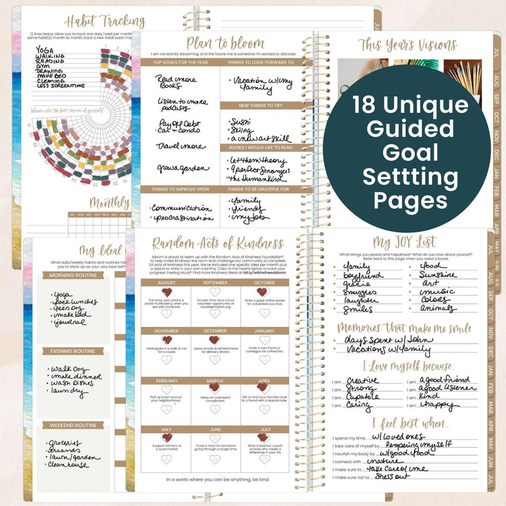 2026–27 Soft Cover Planner, 5.5" x 8.25" | Coastal Calm - bloom daily planners