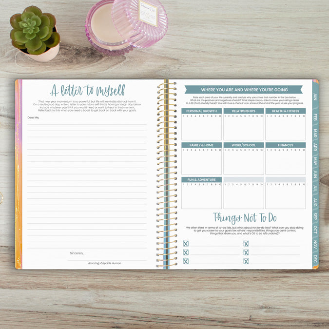 2024 Soft Cover Planner, 8.5" x 11", Creating A Life I Love