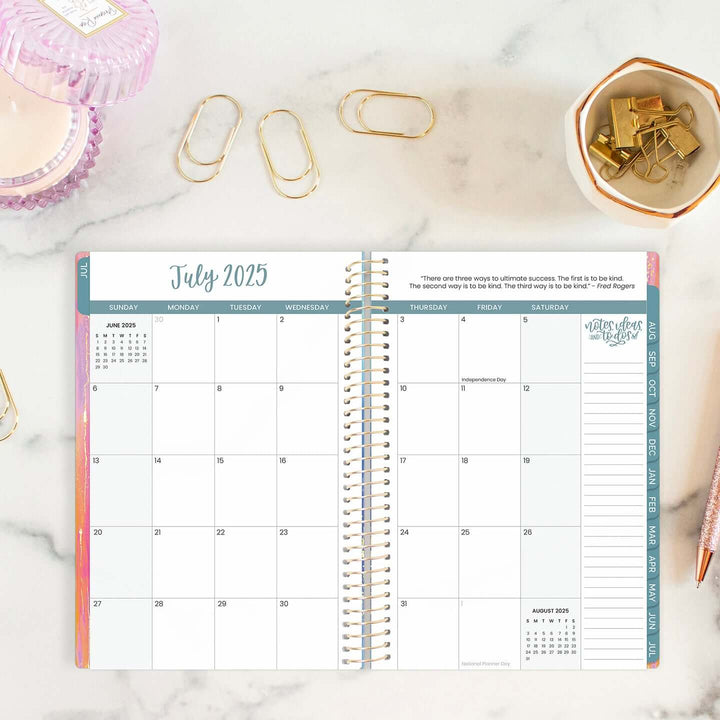 2025-26 Soft Cover Planner, 5.5" x 8.25", Creating A Life I Love