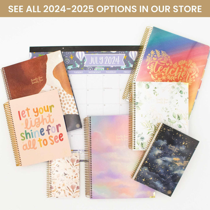 2024-25 Soft Cover Planner, 8.5" x 11", Dreams in Bloom
