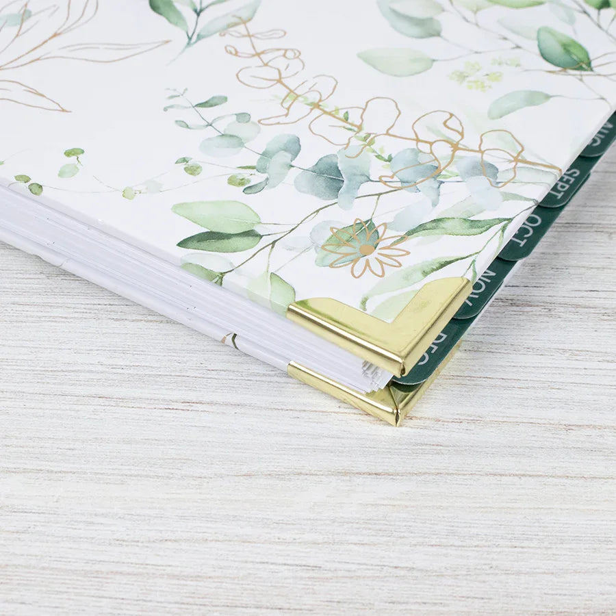2026 Planner By Bloom Daily Planners - Weekly & Monthly Agenda With Stickers - Eucalyptus Green Soft Cover