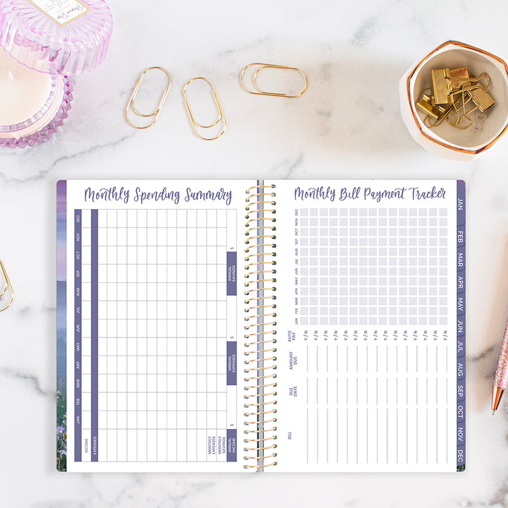 2026 Soft Cover Planner, 5.5" x 8.25", Mystical Mountains