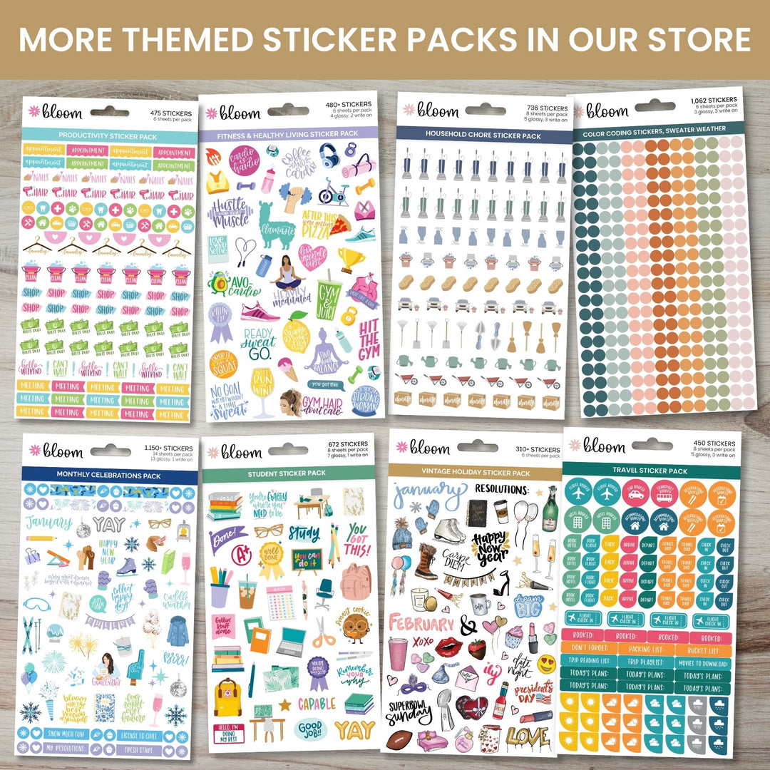 Planner Sticker Pack, Meal Planning