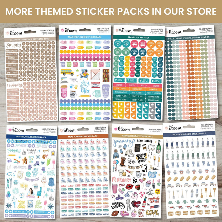 Planner Sticker Pack, Student