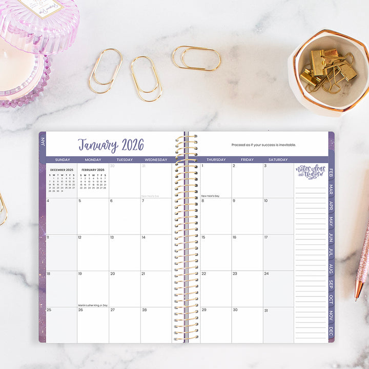 2026 Soft Cover Planner, 5.5" x 8.25", Good Things are Coming