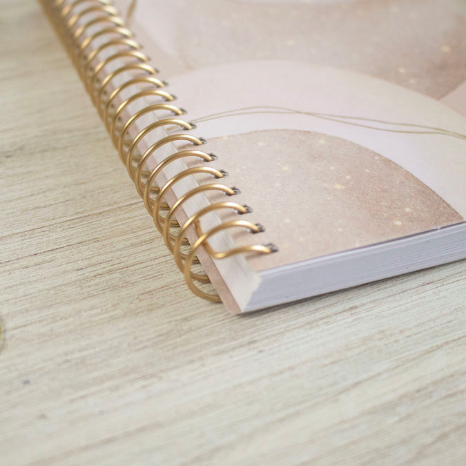2024 Soft Cover Planner, 4" x 6", Brushed Beige