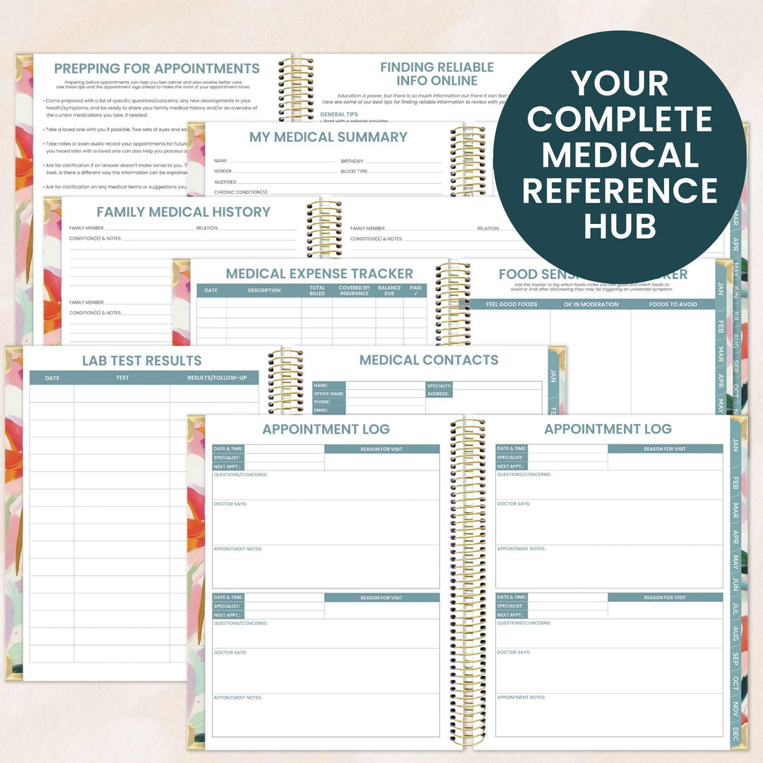 Chronic Illness Planner | Brushstroke Blooms - bloom daily planners