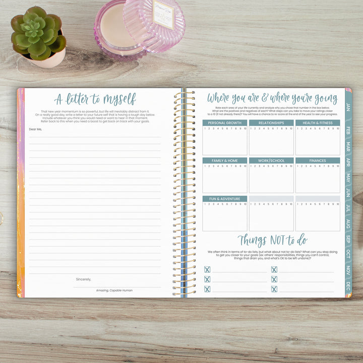 2025 Soft Cover Planner, 8.5" x 11", Creating A Life I Love