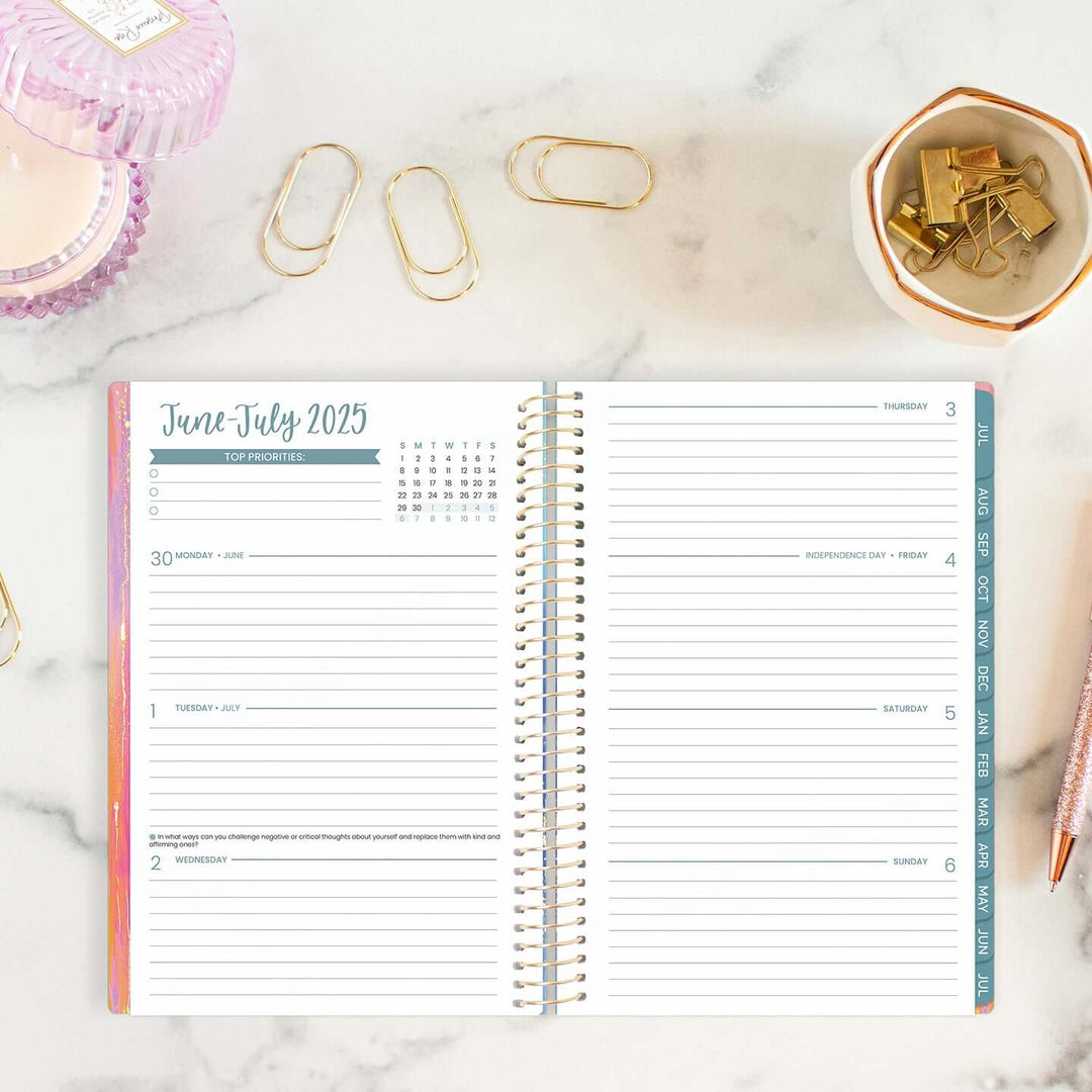 2025-26 Soft Cover Planner, 5.5" x 8.25", Creating A Life I Love