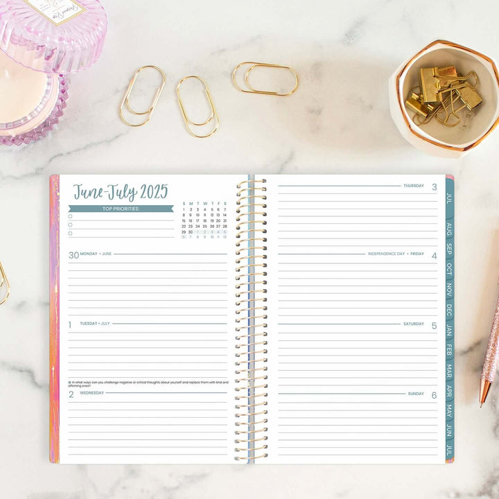 2025-26 Soft Cover Planner, 5.5" x 8.25", Creating A Life I Love