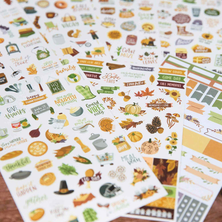 Planner Stickers, Fall Expansion Pack