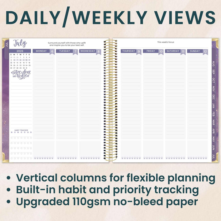 2026–27 Vision Goal Planner, 7.5" x 9" | Good Things Are Coming - bloom daily planners