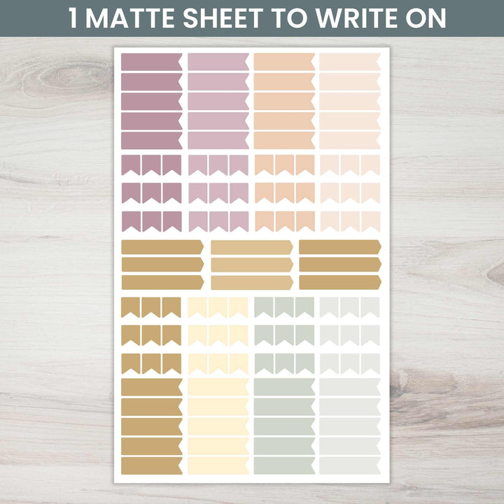 Planner Sticker Value Pack, Monthly Celebrations, Cool Tones