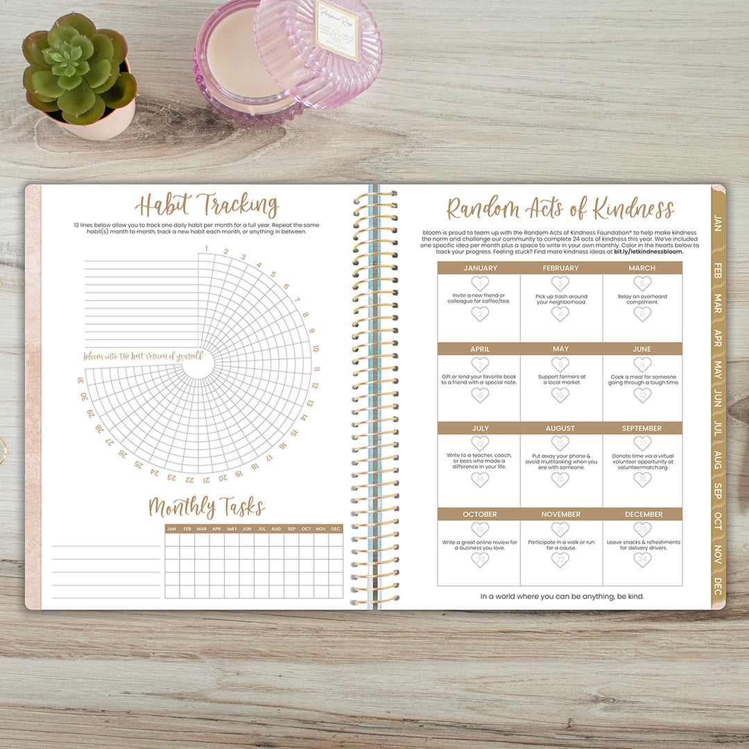 2026 Soft Cover Planner, 8.5" x 11", Ocean Oasis