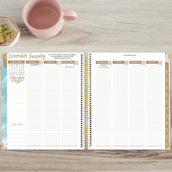 2026 Vision Planner, 7.5" x 9", Ocean Oasis