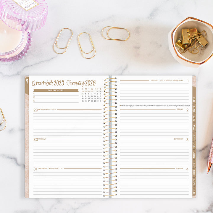 2026 Soft Cover Planner, 5.5" x 8.25", Ocean Oasis