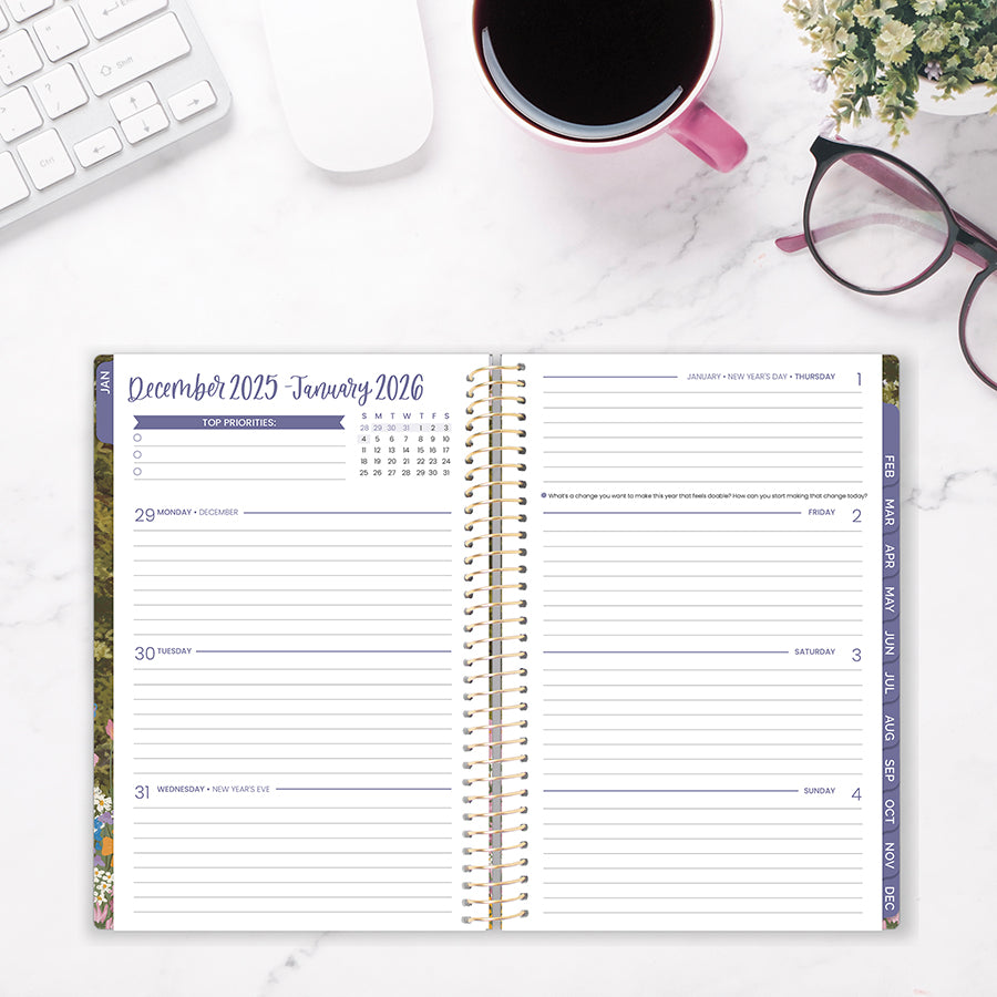 2026 Soft Cover Planner, 5.5" x 8.25", Wildflower Mountainside