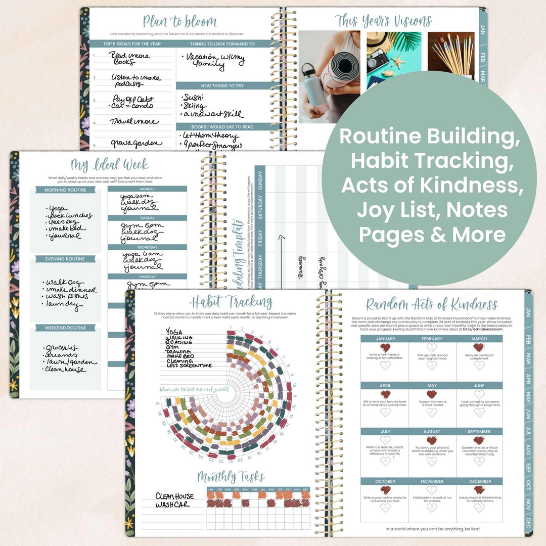 2026 Soft Cover Planner, 8.5" x 11", Be Kind