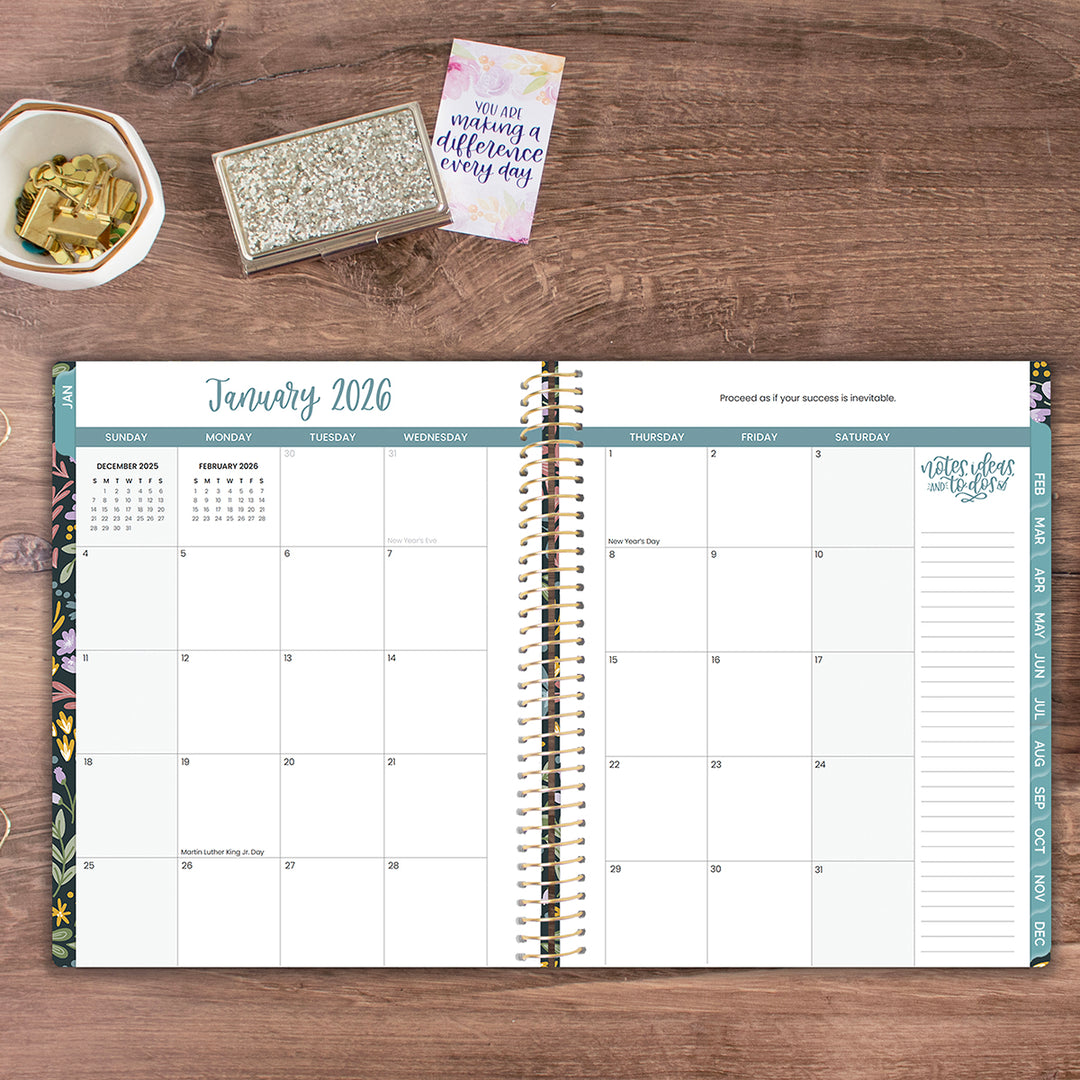 2026 Soft Cover Planner, 8.5" x 11", Be Kind