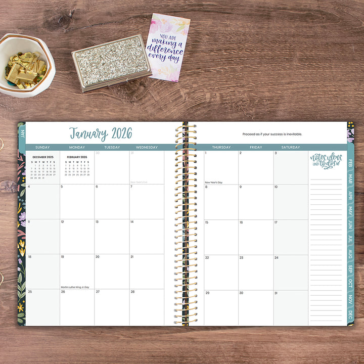 2026 Soft Cover Planner, 8.5" x 11", Be Kind
