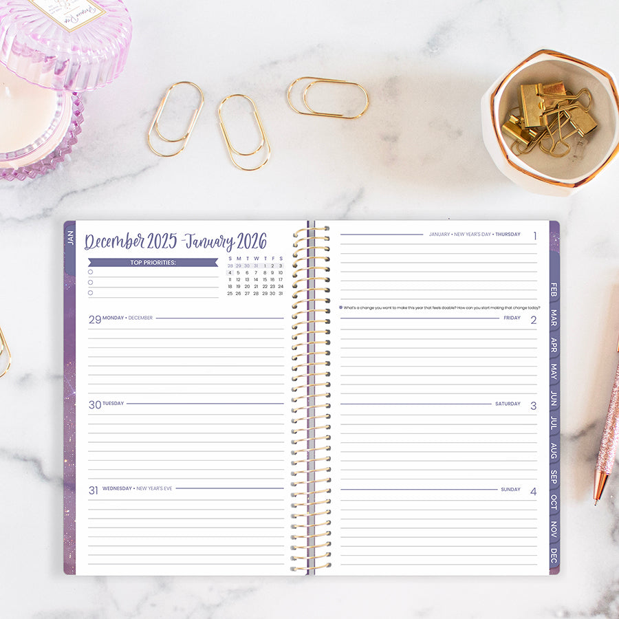 2026 Soft Cover Planner, 5.5" x 8.25", Good Things are Coming