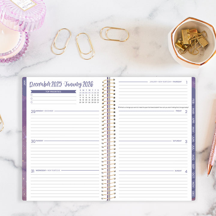 2026 Soft Cover Planner, 5.5" x 8.25", Good Things are Coming