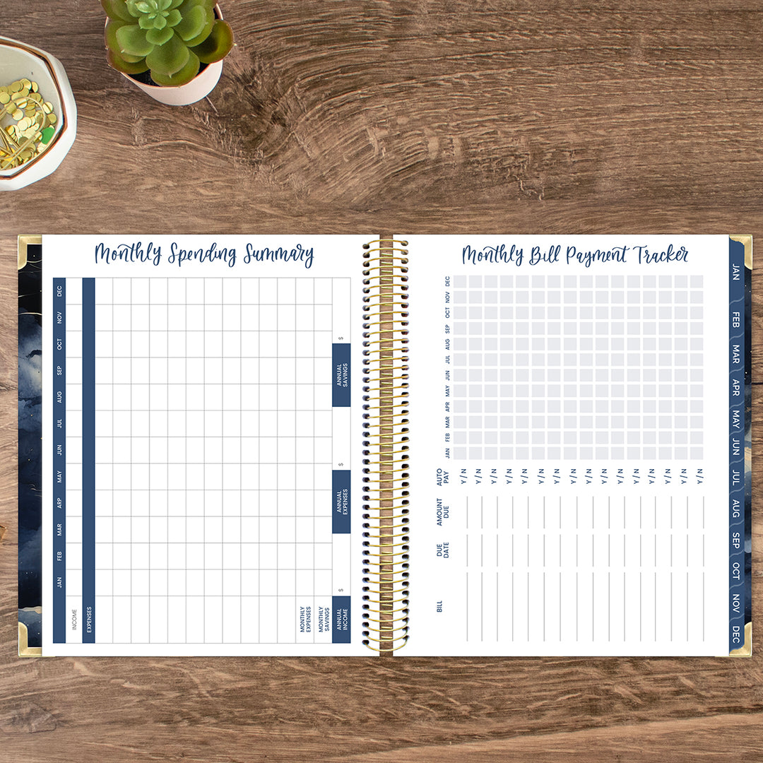 2026 Vision Planner, 7.5" x 9", Midnight Sky