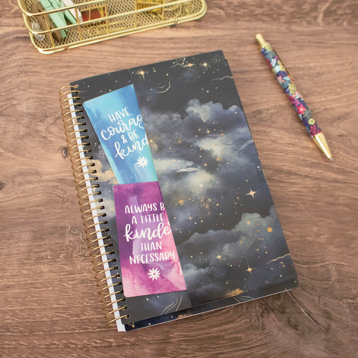 2025 Soft Cover Planner, 5.5" x 8.25", Midnight Sky