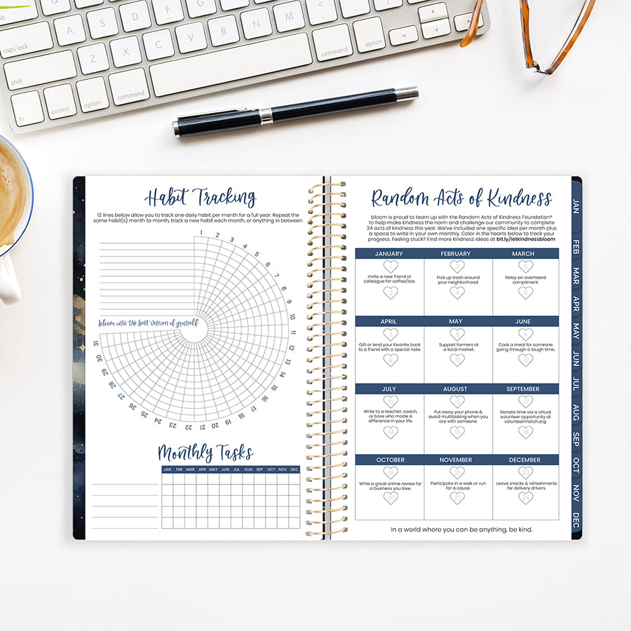 2026 Soft Cover Planner, 5.5" x 8.25", Midnight Sky