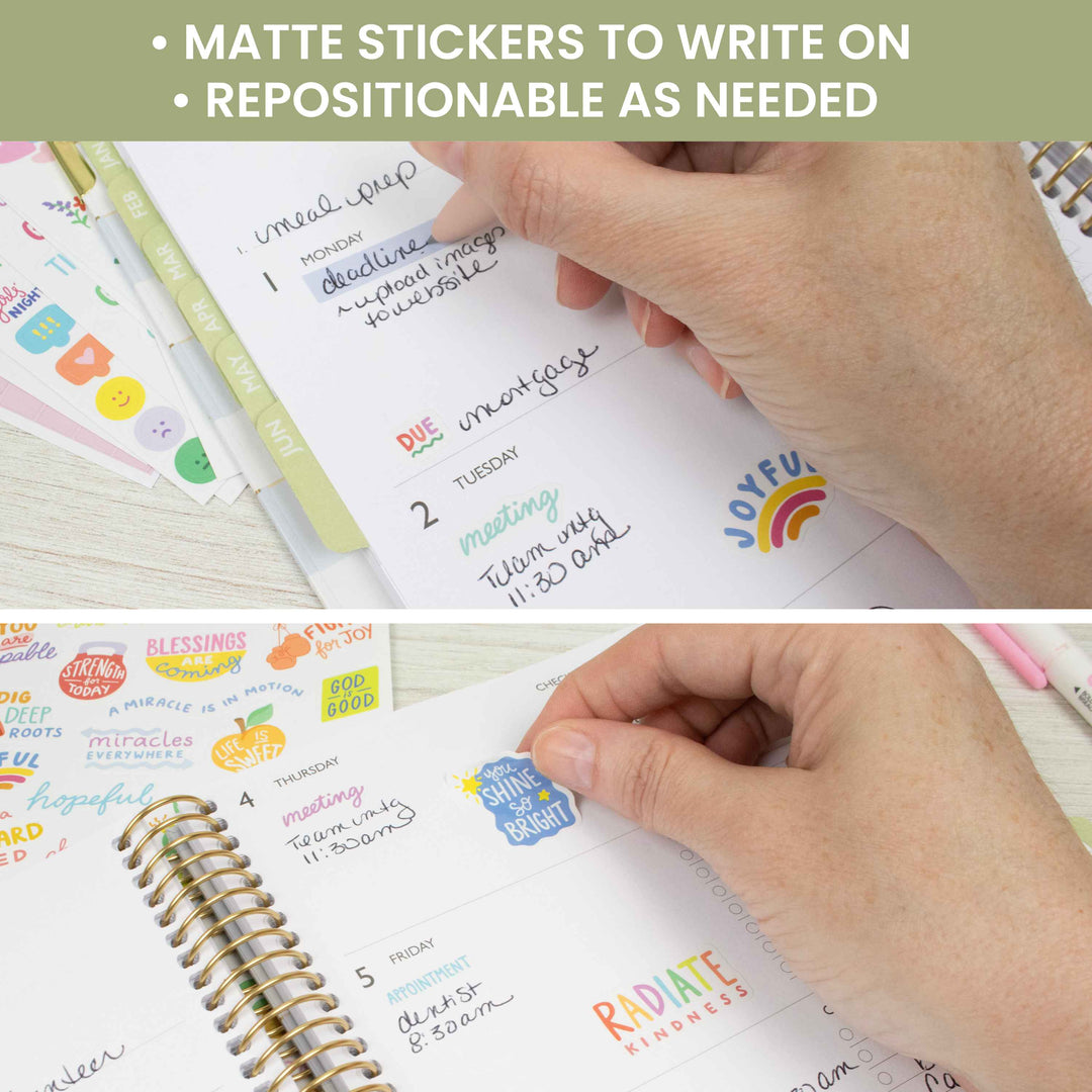 Planner Stickers, Cleerely Stated x bloom, Rooted in Faith Pack