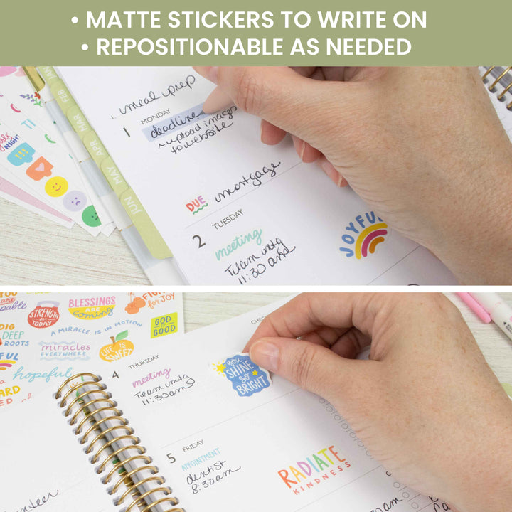 Planner Stickers, Cleerely Stated x bloom, Rooted in Faith Pack