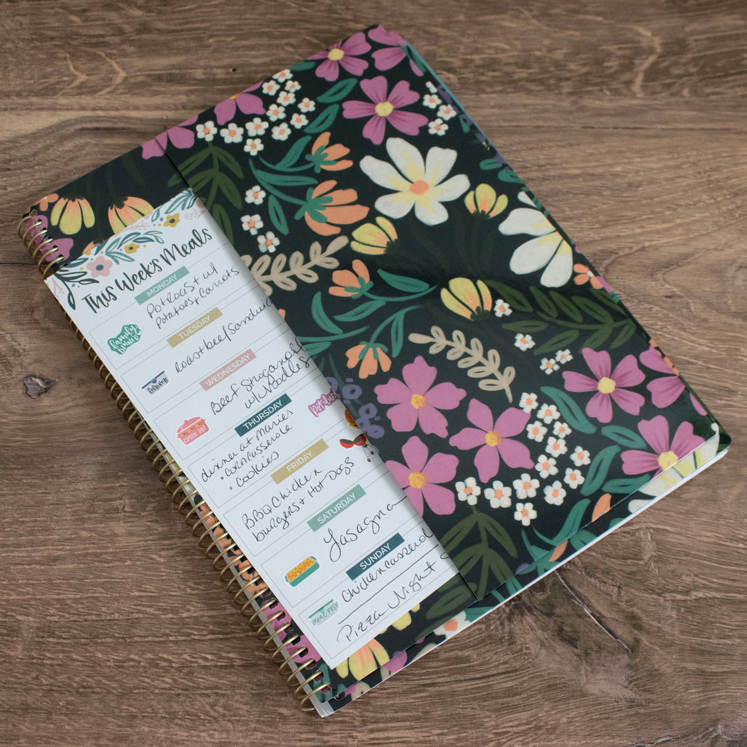 2025 Soft Cover Planner, 8.5" x 11", Blooming Wildly