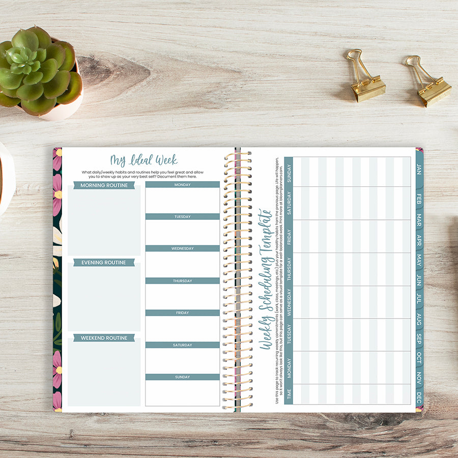 2026 Soft Cover Planner, 5.5" x 8.25", Blooming Wildly