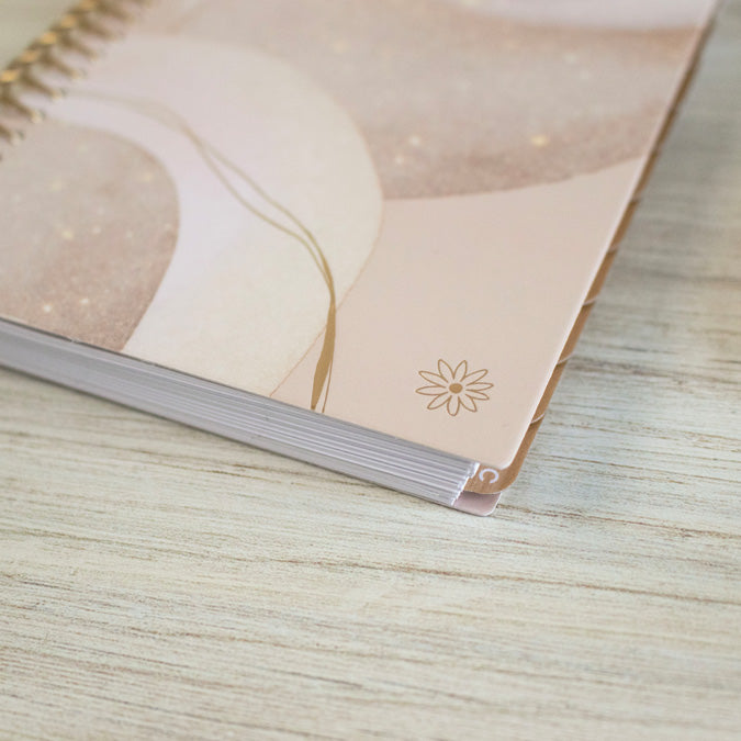 2024 Soft Cover Planner, 4" x 6", Brushed Beige