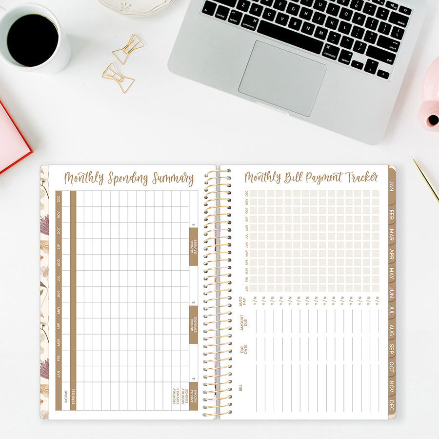 2026 Soft Cover Planner, 5.5" x 8.25", Butterfly Garden