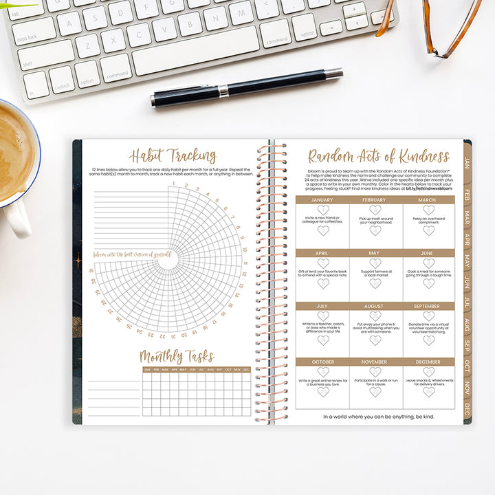 2026 Soft Cover Planner, 5.5" x 8.25", Celestial Skies