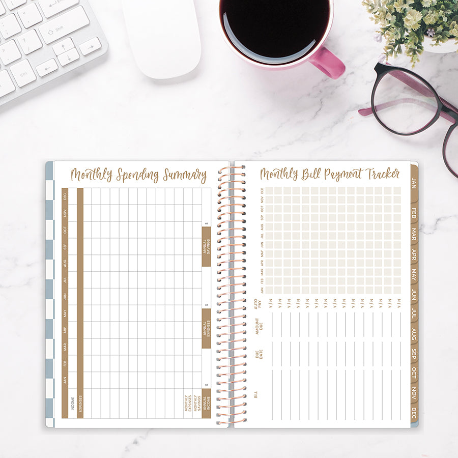 2026 Soft Cover Planner, 5.5" x 8.25", Checkered