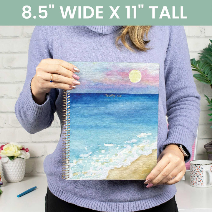 2026 Soft Cover Planner, 8.5" x 11", Coastal Calm