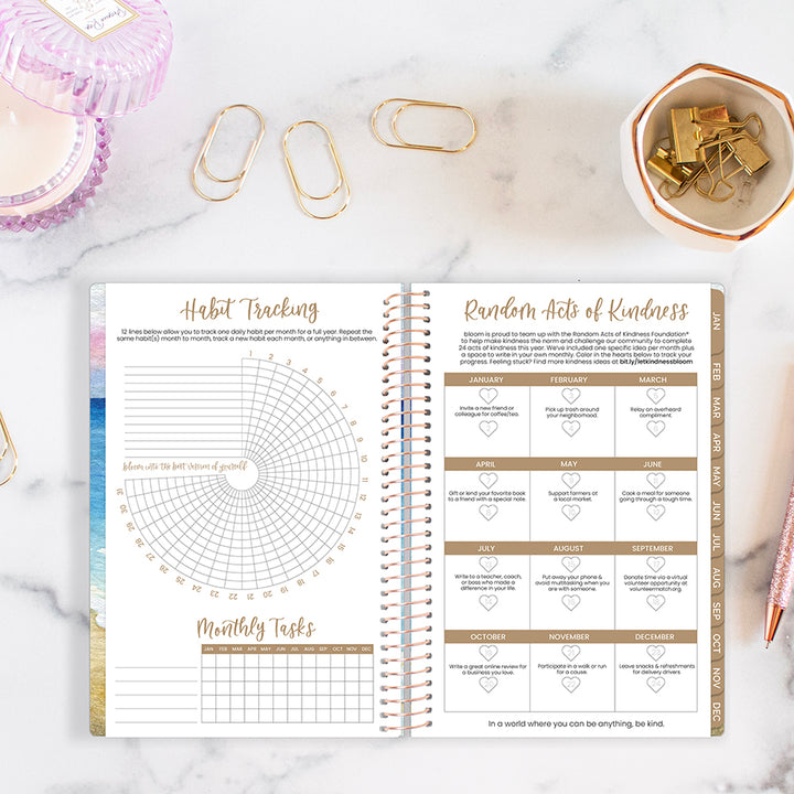 2026 Soft Cover Planner, 5.5" x 8.25", Coastal Calm