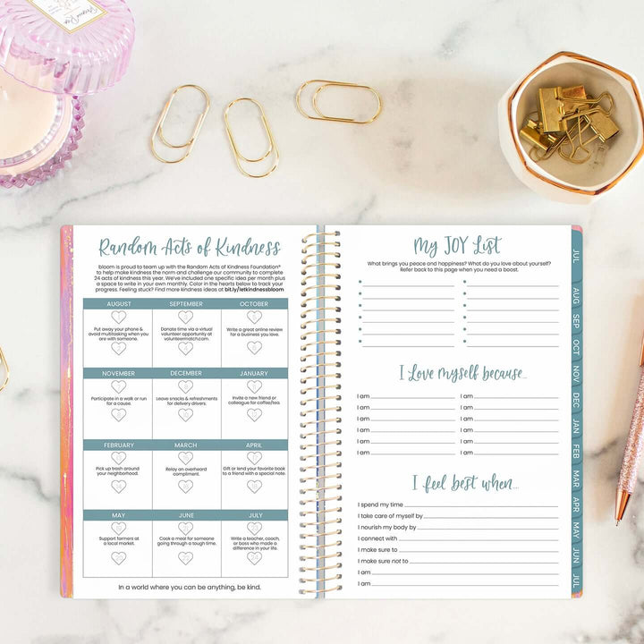 2025-26 Soft Cover Planner, 5.5" x 8.25", Creating A Life I Love