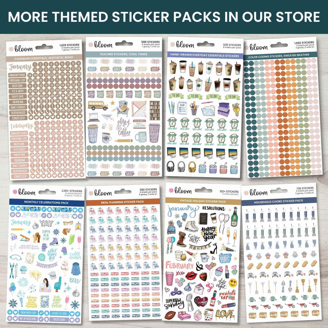 Planner Stickers, Fall Expansion Pack