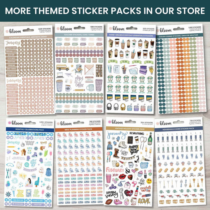 Planner Stickers, Fall Expansion Pack