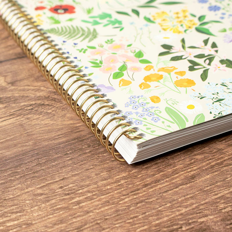 2025 Soft Cover Planner, 8.5" x 11", Garden Party, Beige