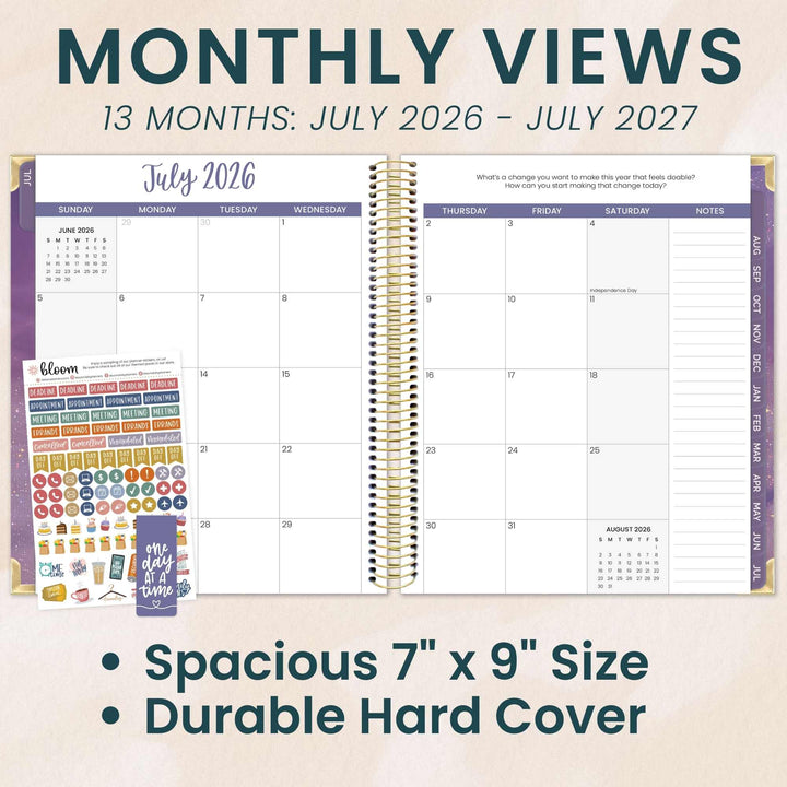 2026–27 Vision Goal Planner, 7.5" x 9" | Good Things Are Coming - bloom daily planners