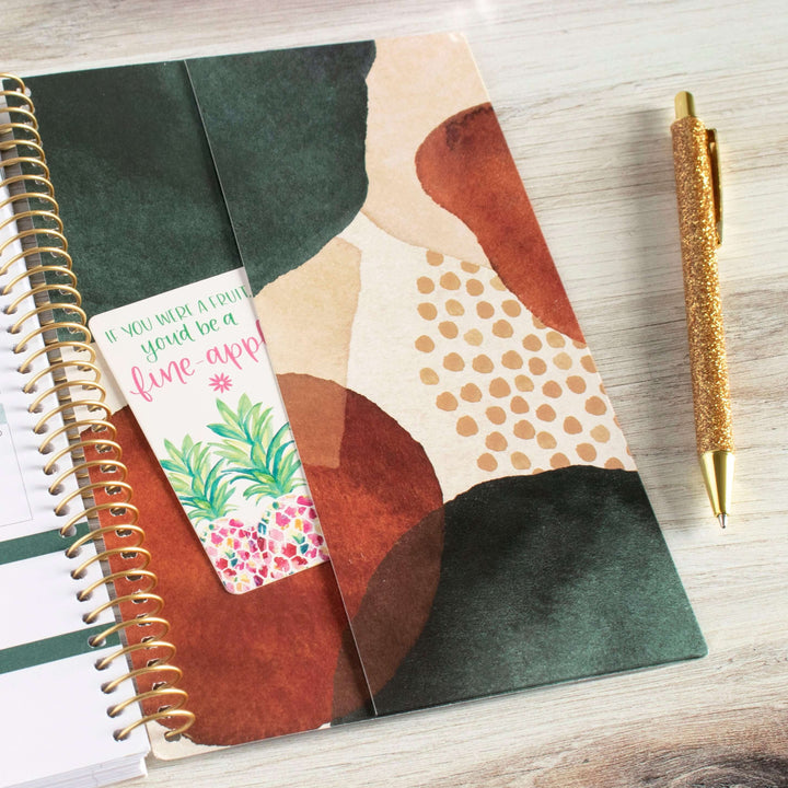 2025 Soft Cover Planner, 5.5" x 8.25", Earthy Abstract, Green