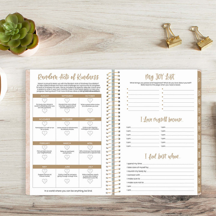 2025-26 Soft Cover Planner, 5.5" x 8.25", Ocean Oasis